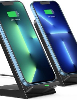 Wireless Charger [2 Pack],15W Fast Wireless Charging Stand,Wireless Charger Compatible with iPhone 15/15 Plus/15 Pro Max/14/13/12 /11Pro Max/XR/XS/X/8 Plus,Galaxy S23/S22/S21/S20 Note 20/10,Google,etc